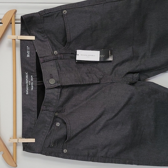 NWT Men / Boys Banana Republic Slim Travel Jean 30×32 - Picture 4 of 17
